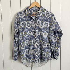 Anthropologie Pilcro Western Button Down Top